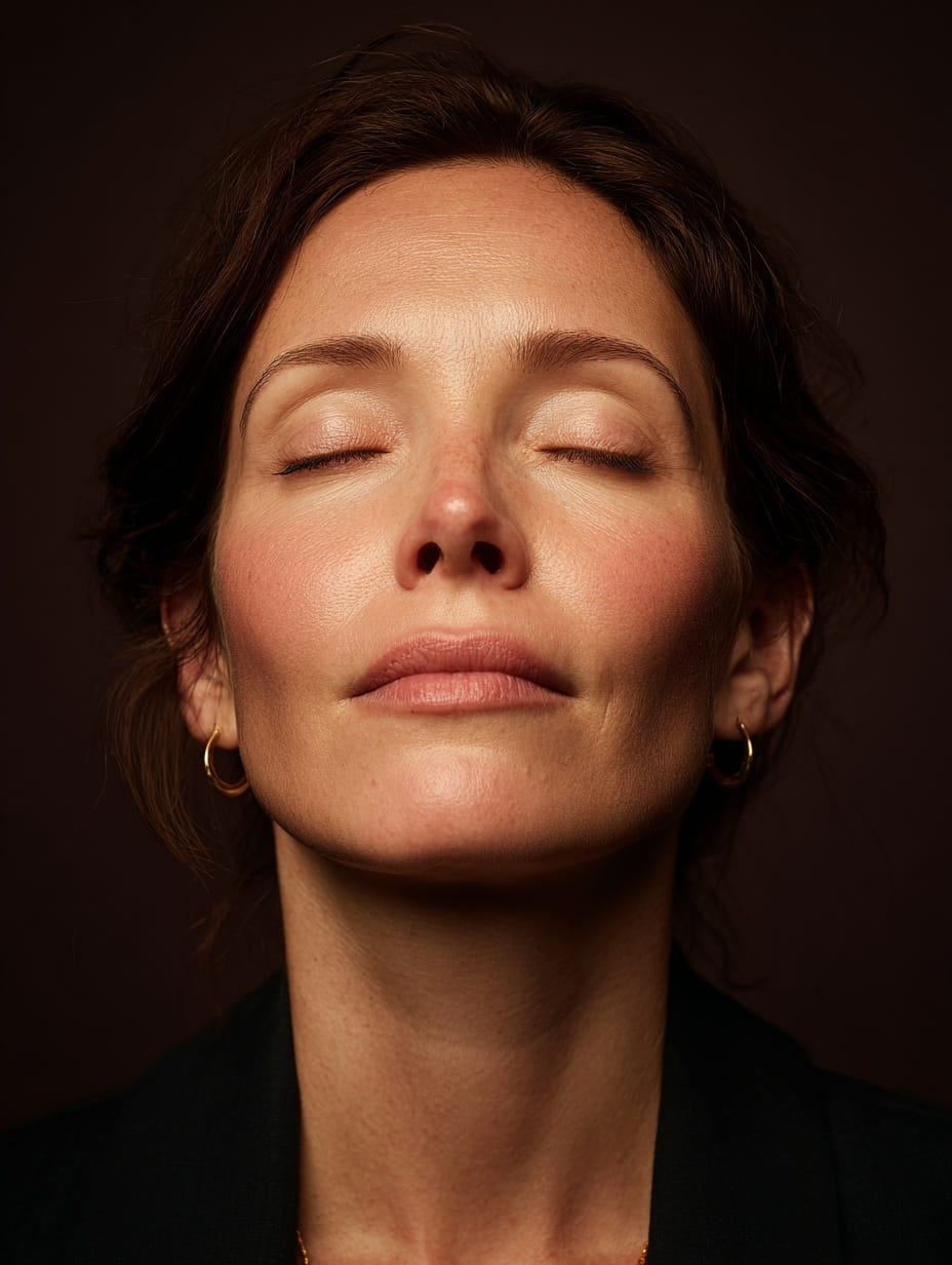 A woman becoming