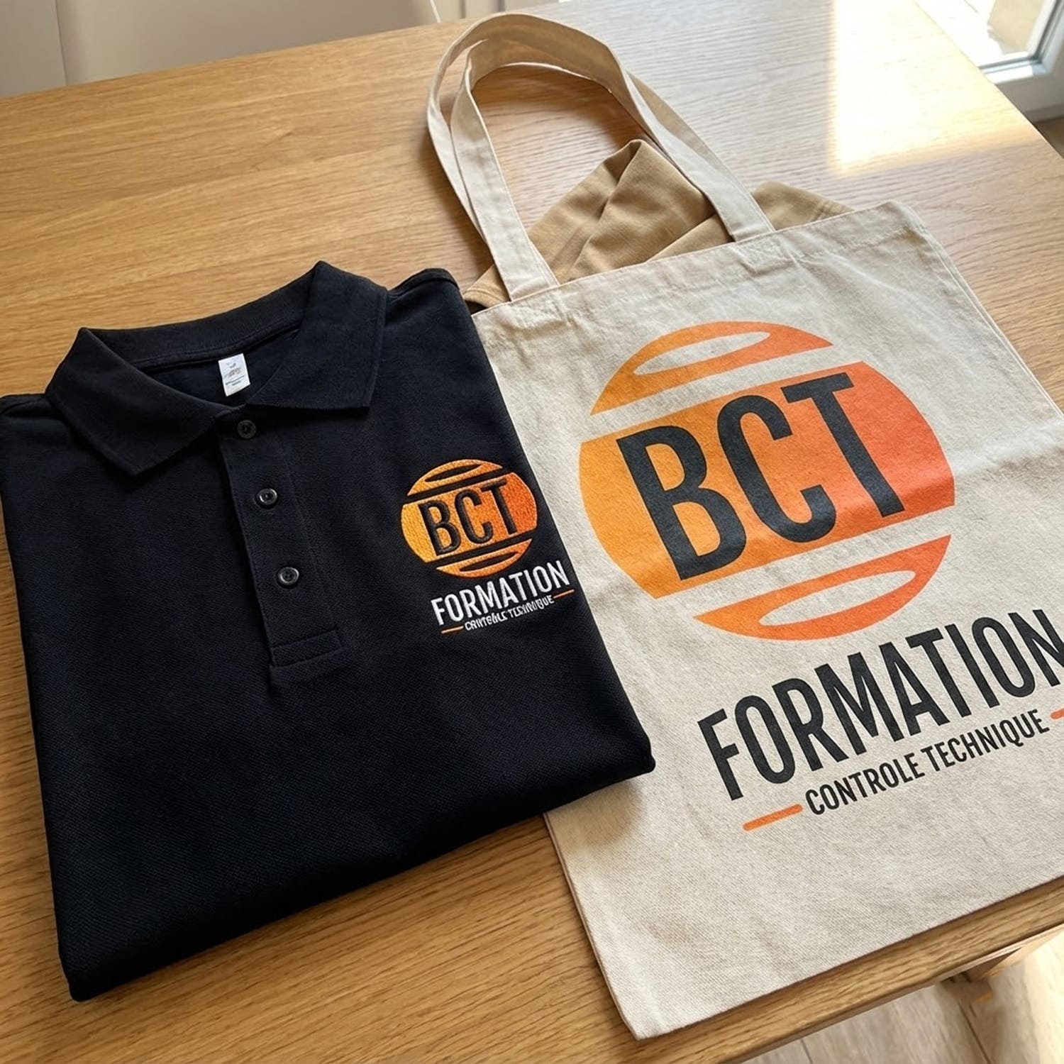 Polo et Tote Bag BCT Formation