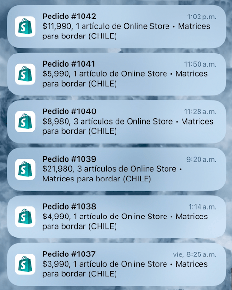 Ventas Notificación
