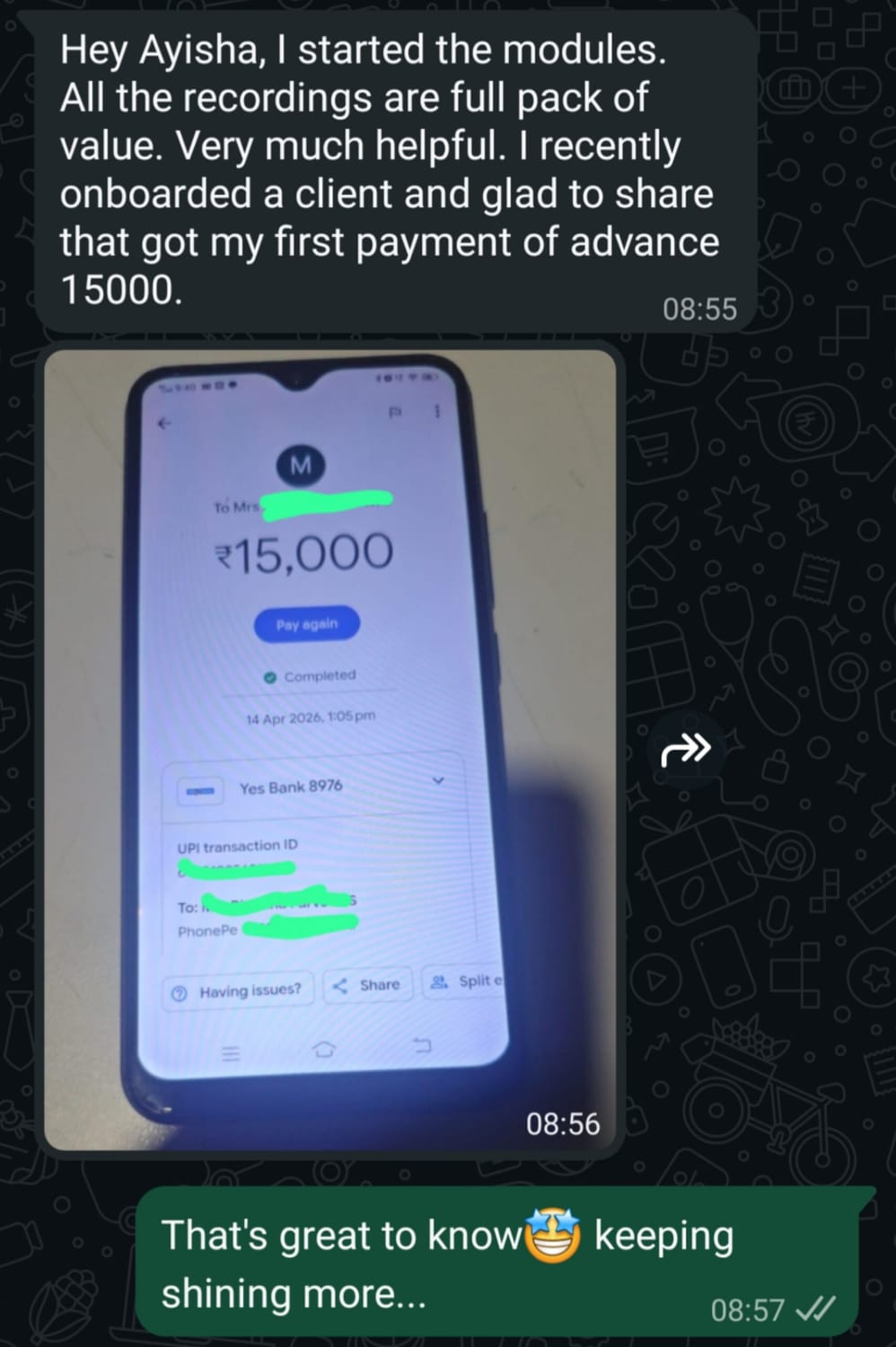 First Payment