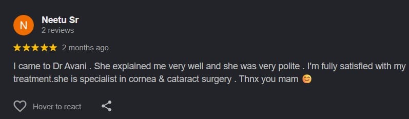 Google patient review 13