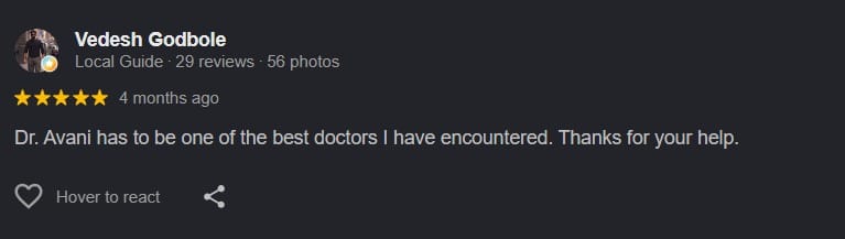 Google patient review 3