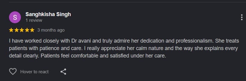Google patient review 4