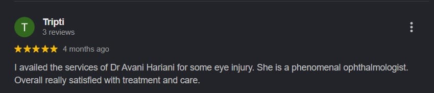 Google patient review 5