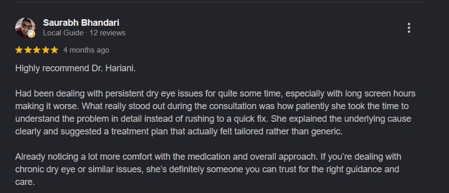 Google patient review 7
