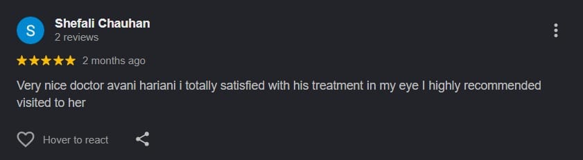 Google patient review 9