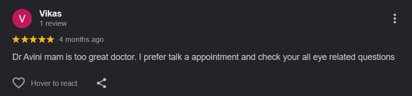 Google patient review 10