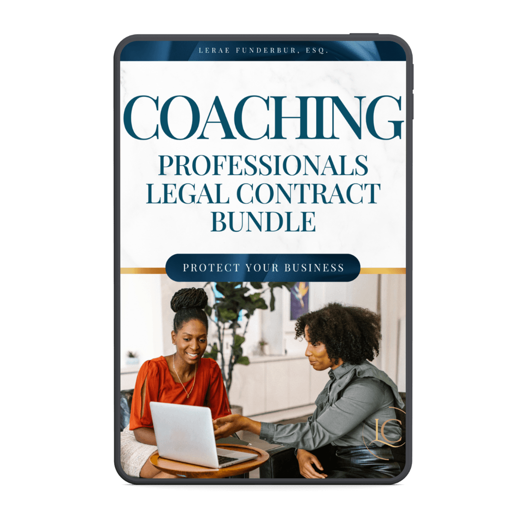 Coaching Professionals Legal Contract Bundle