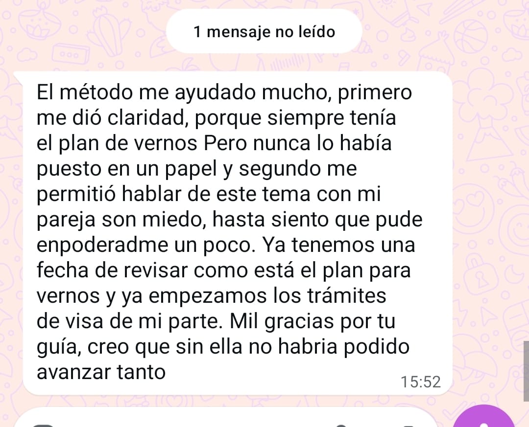 Testimonio de compradora de Distancia Cero