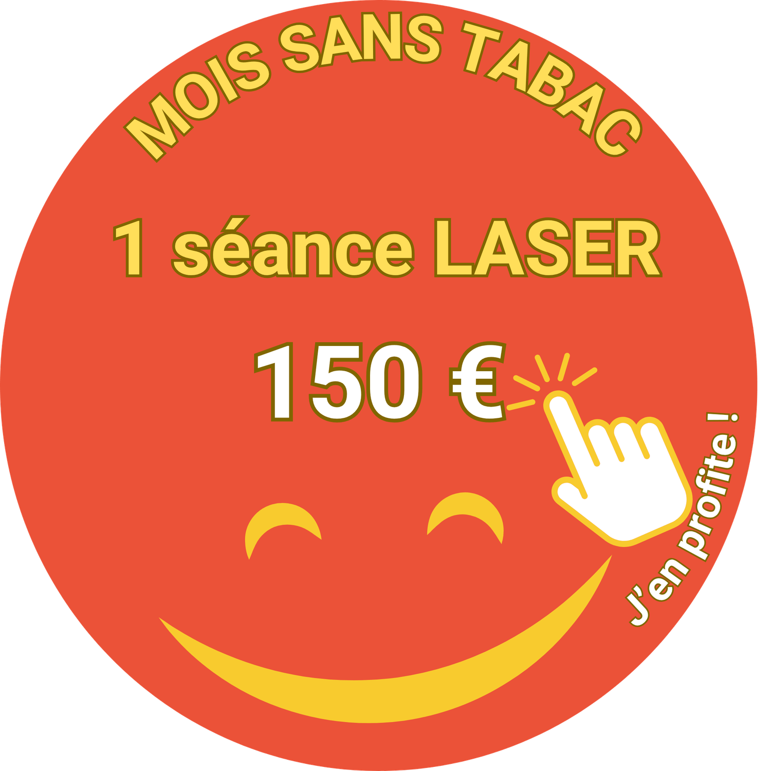 Séance Laser mois sans tabac 150 €