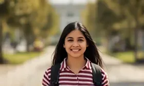 Joven que continúa sus estudios universitarios con el capital del seguro de vida