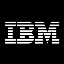 IBM logo in white horizontal stripes forming the letters ‘IBM’ on a solid black background.