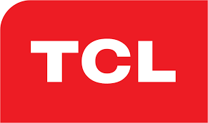 White ‘TCL’ text centered inside a solid red rounded rectangle background, representing the TCL corporate logo.