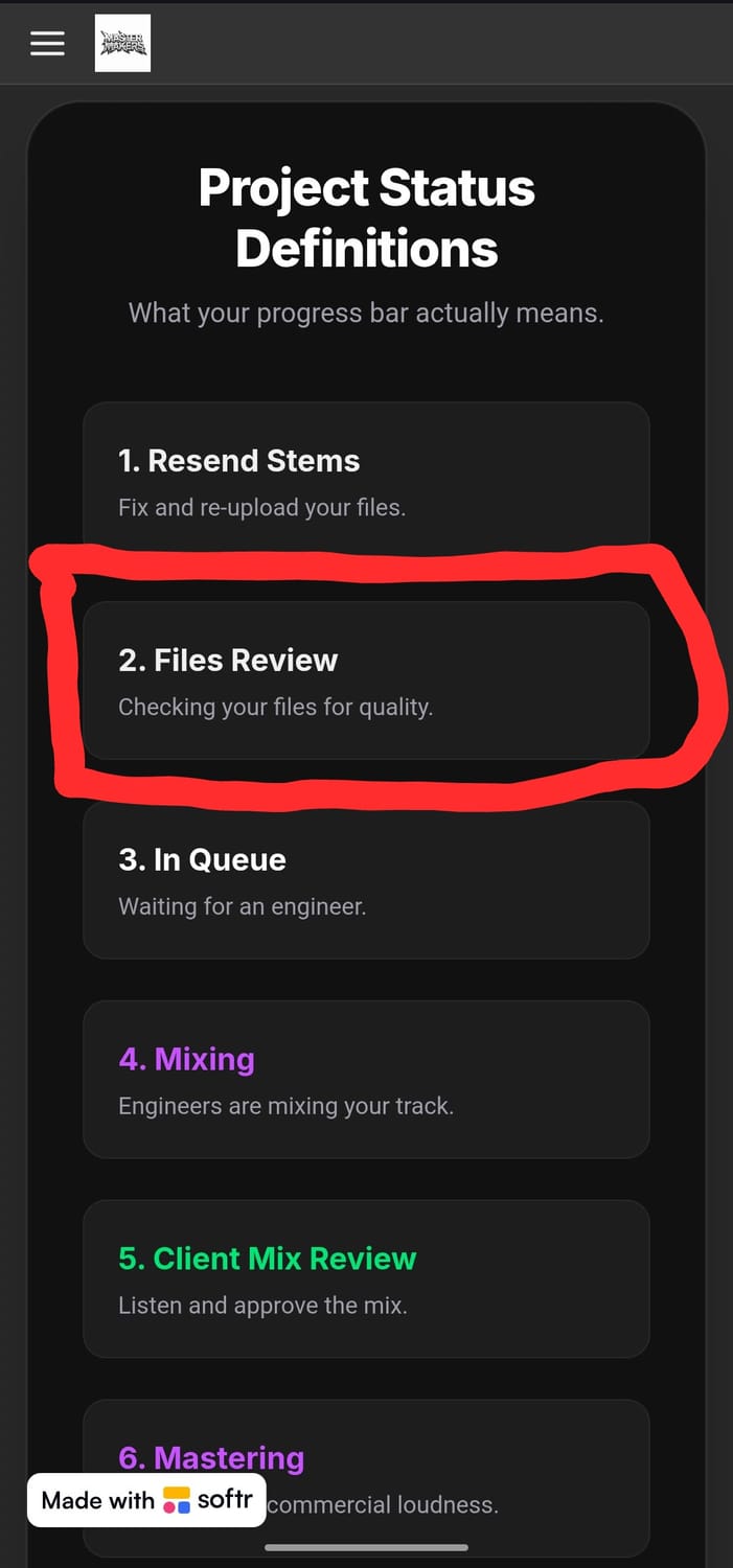 Project Upload