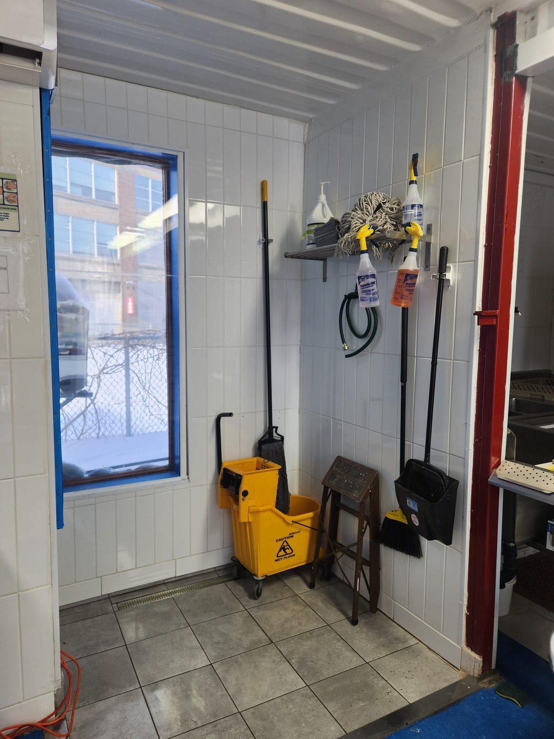 Cleaning area