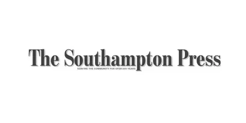 The Southampton Press logo - featured coverage on Mila Tina