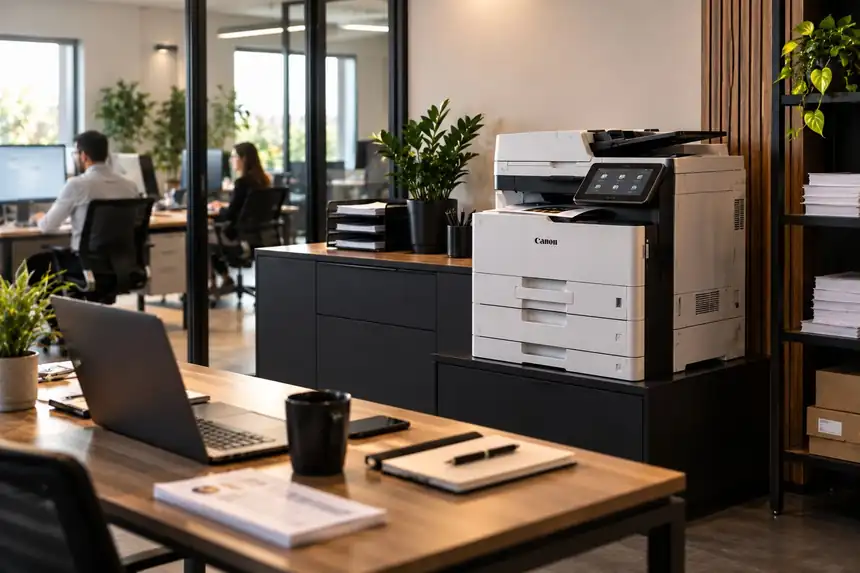 Copieur multifonction Canon dans un open space