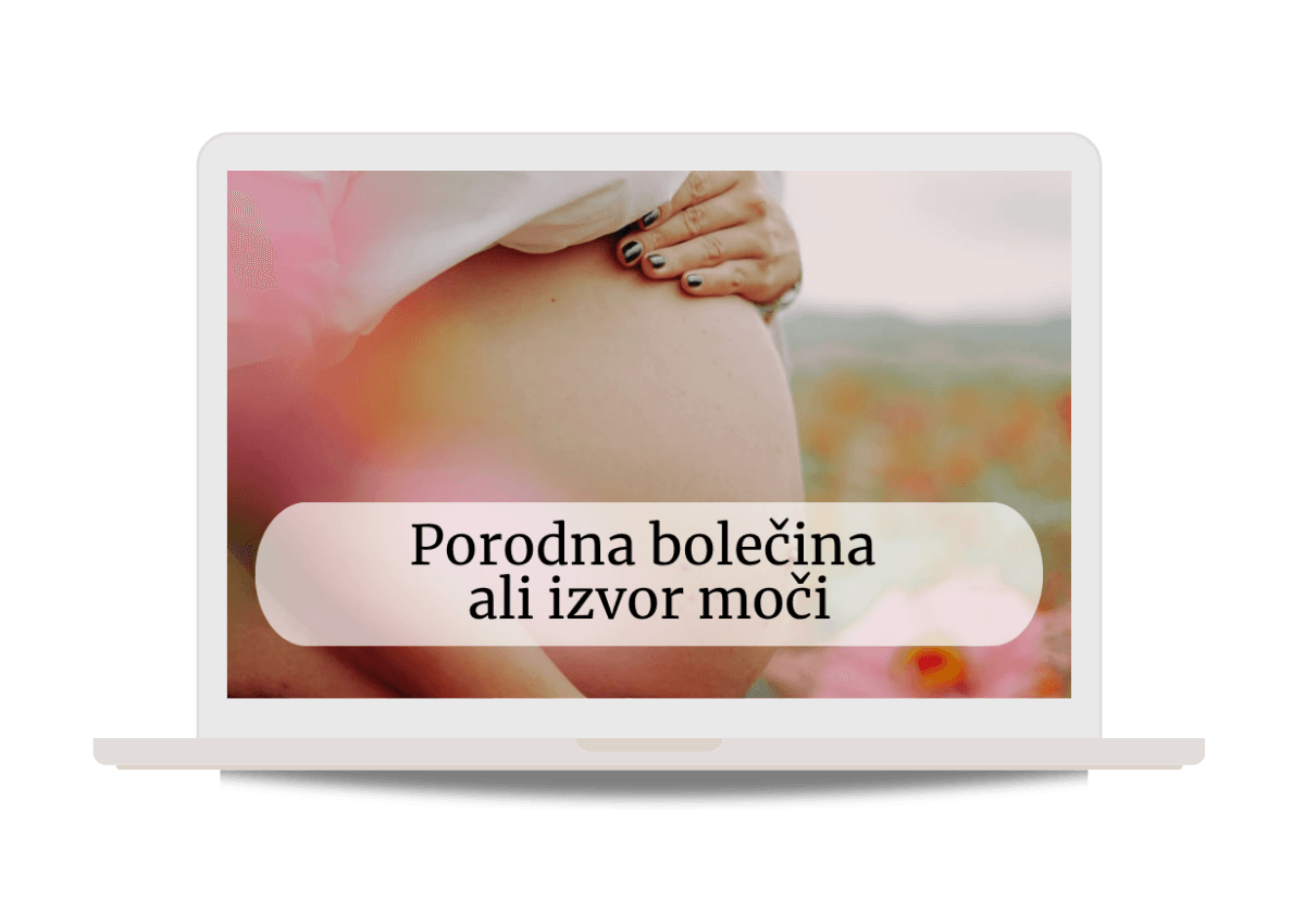 Porodna bolečina ali izvor moči - predavanje