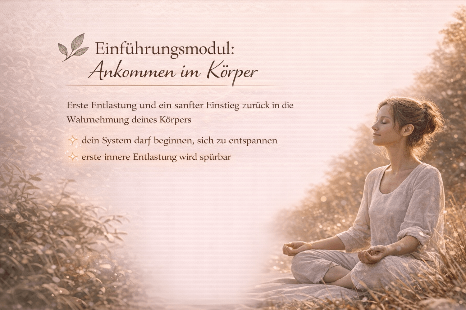 Ankommen im Körper