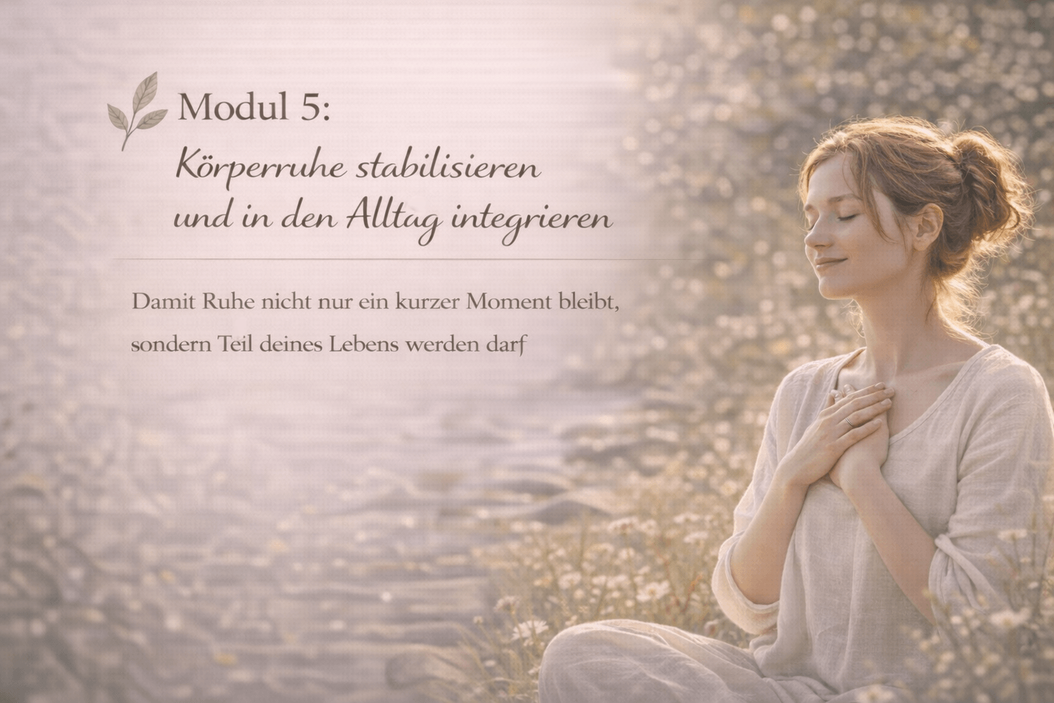Körperruhe stabilisieren