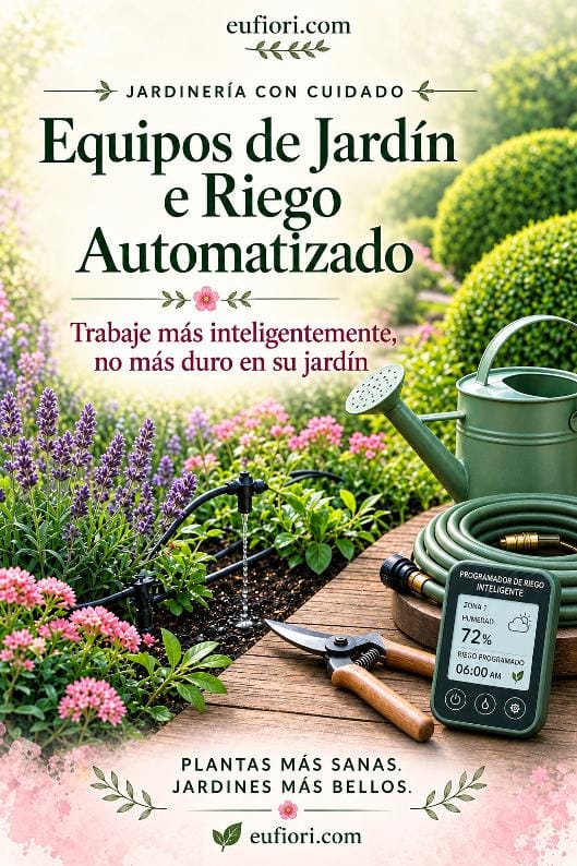 Riego automatizado, equipos de jardin