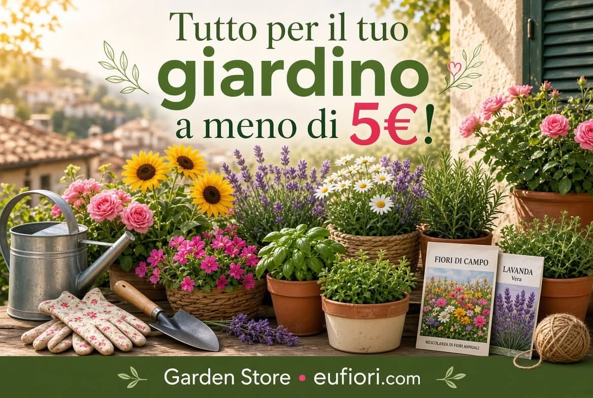Tutto per il tuo giardino a meno di 5€!