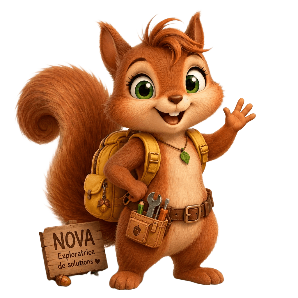 Nova, mascotte du Kit Anti-Crise TDAH