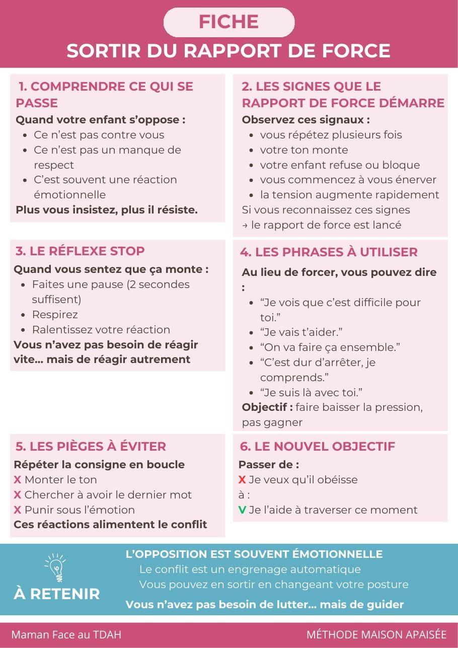 Sortir du rapport de force