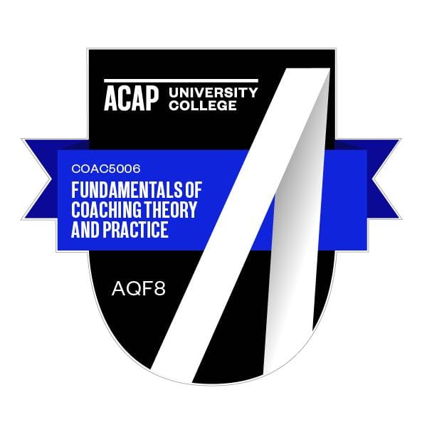 ACAP Fundamentals of Coaching theory and practice