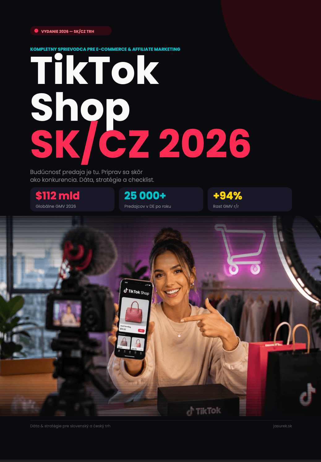 Obálka ebooku — TikTok Shop pre e-shopy a značky