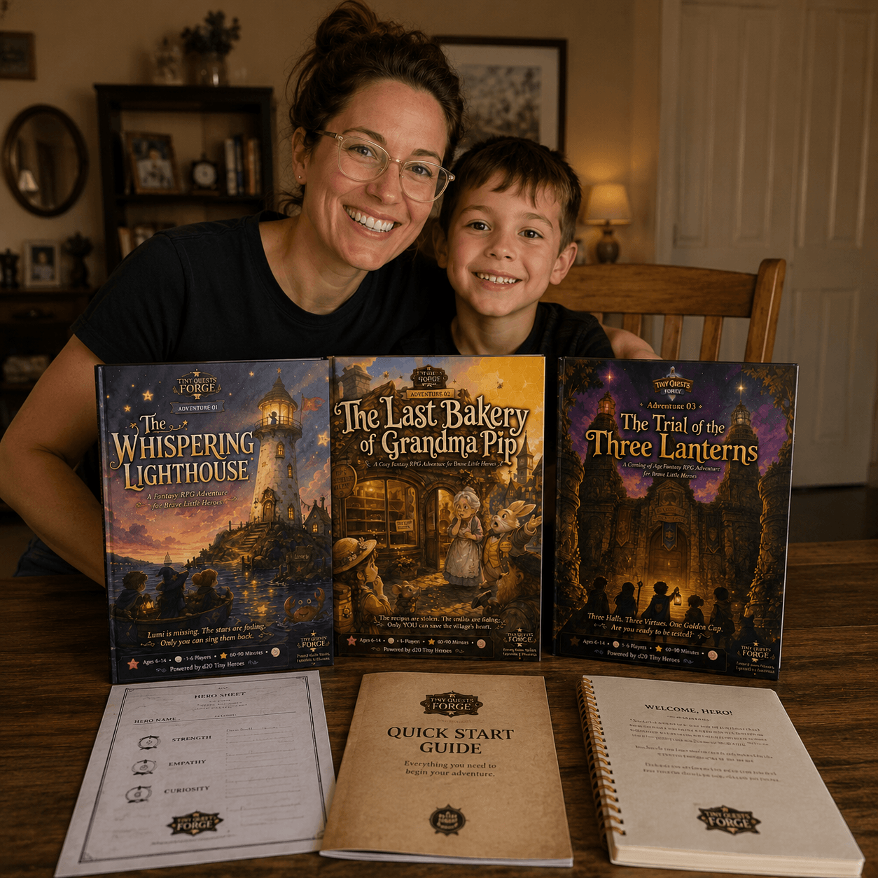 Emily M., beta-tester family portrait
