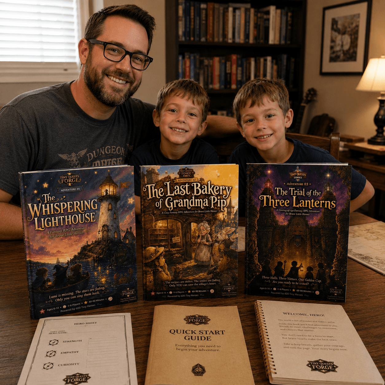 James H., beta-tester family portrait
