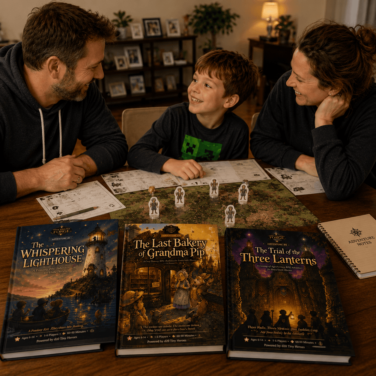 Michael R., beta-tester family portrait