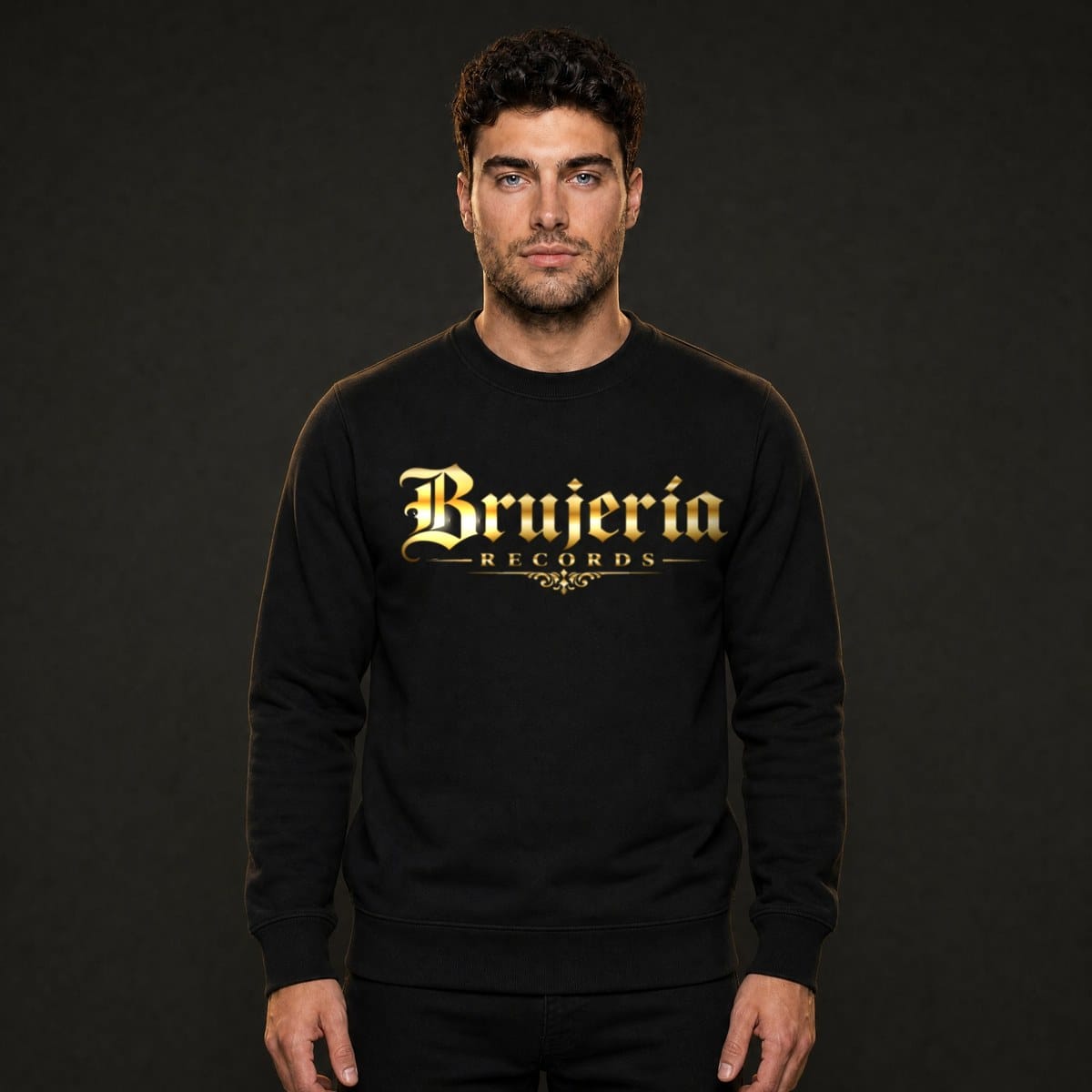 Sudadera Brujería Records cuello redondo — Bastien