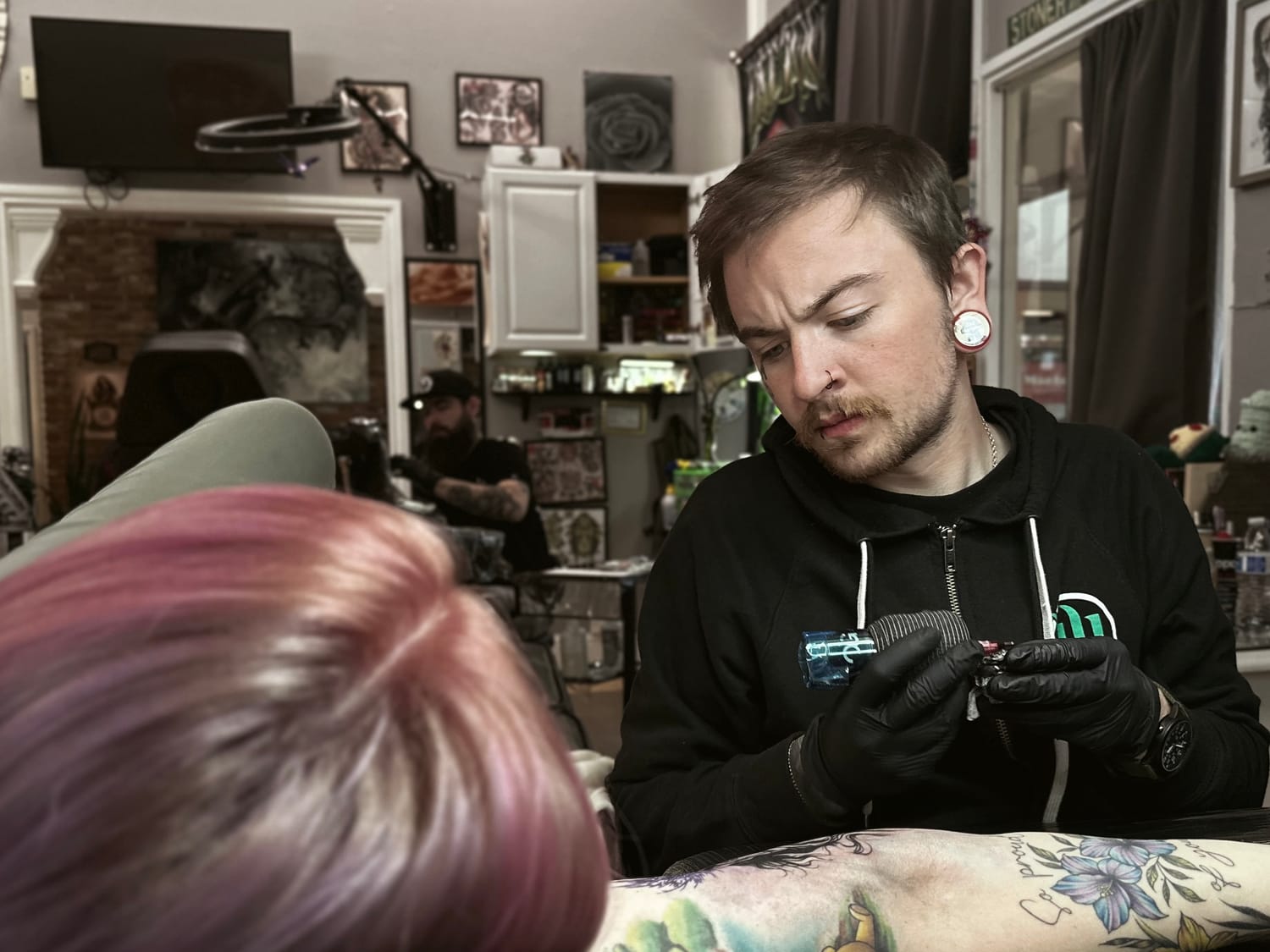 Tattoo work by Alec Smith at Desire Art and Ink
