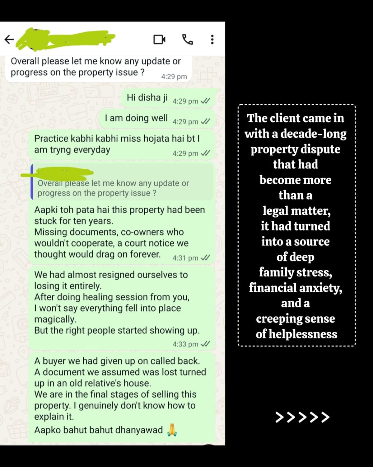 Client testimonial 2