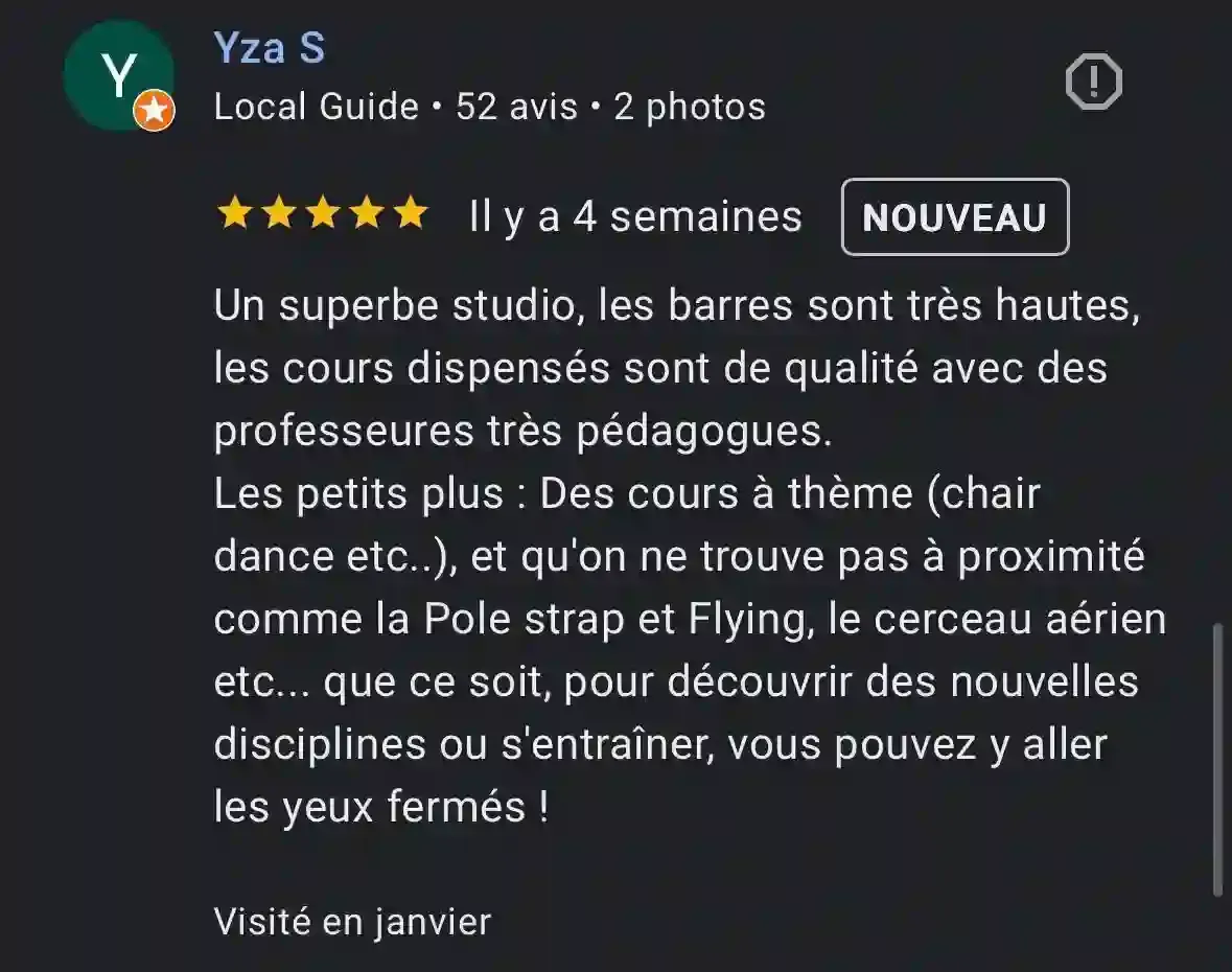 Avis Google 5