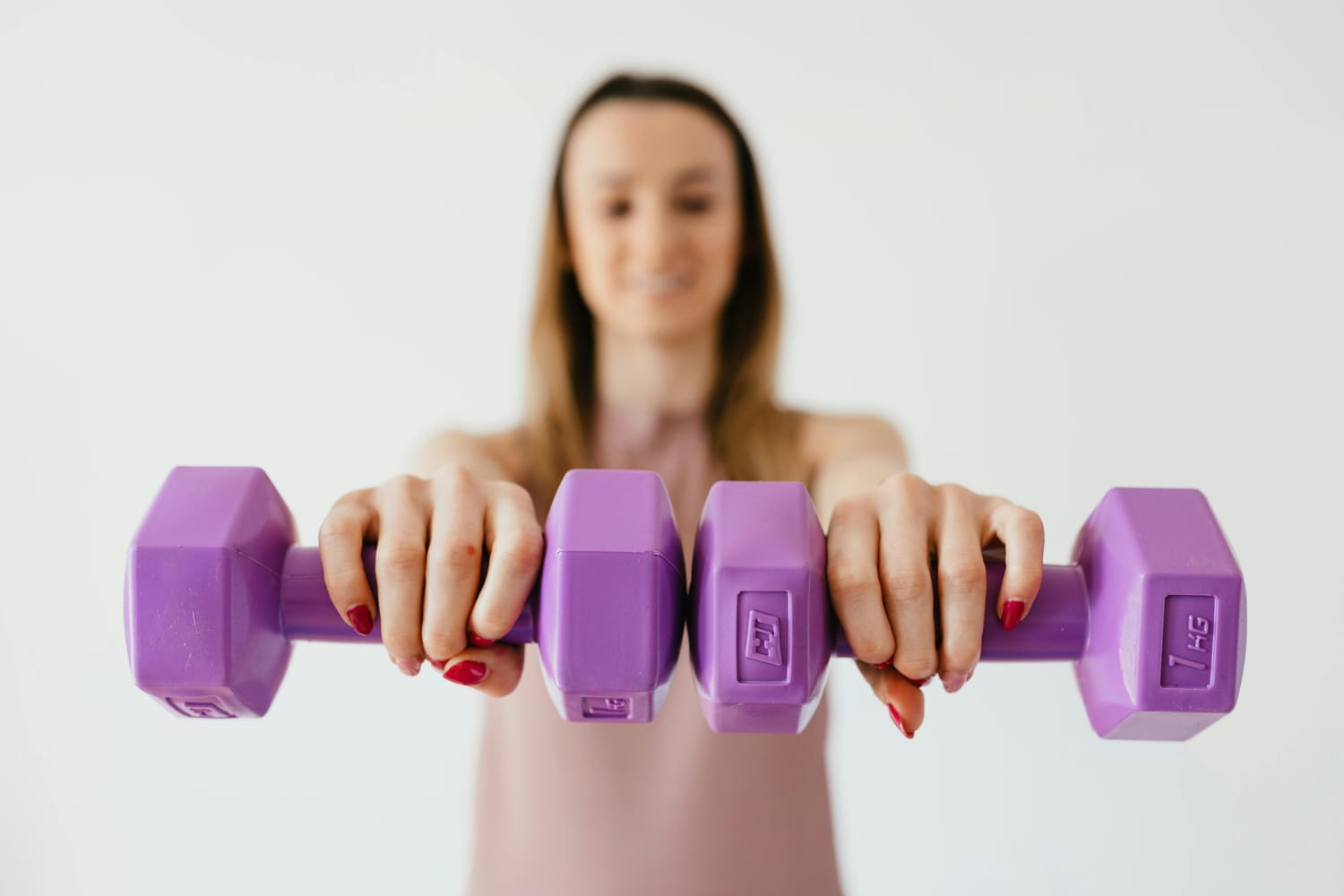 Dumbbells for mom workout