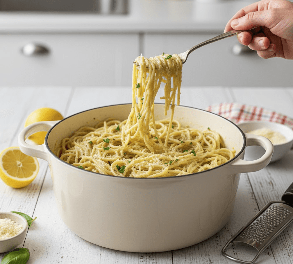 Creamy One-Pot Lemon Ricotta Pasta