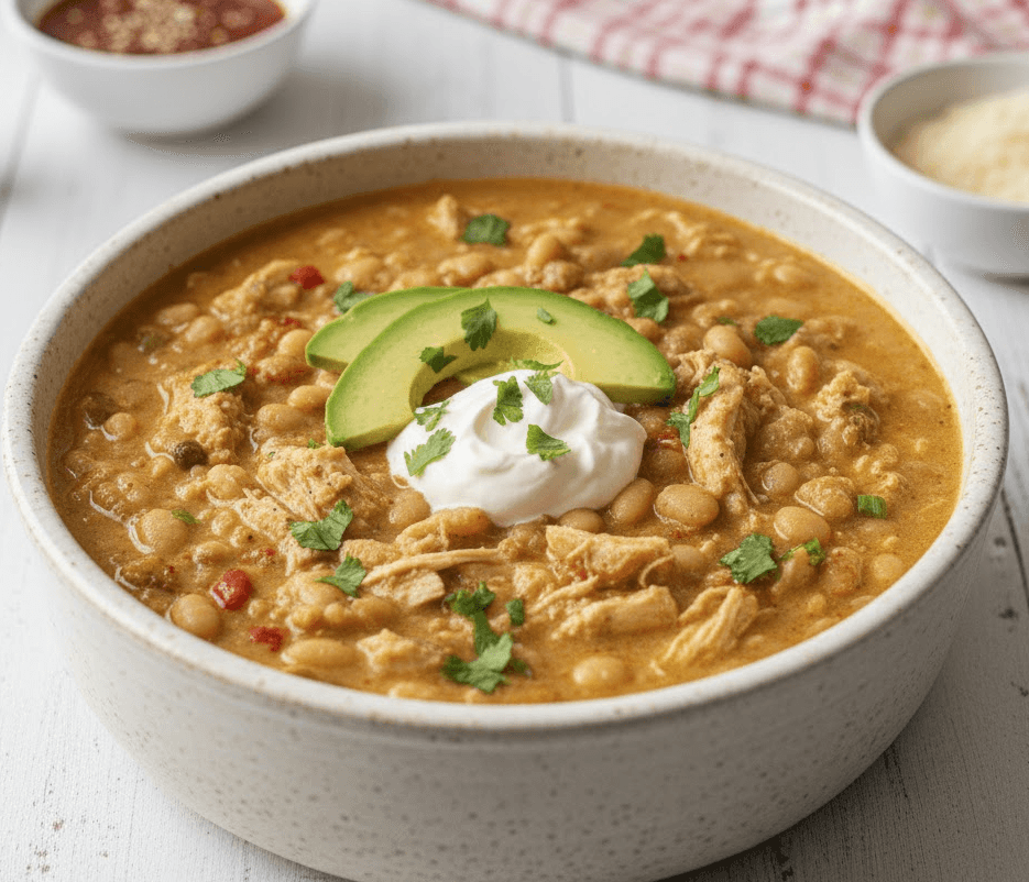 Slow Cooker White Chicken Chili