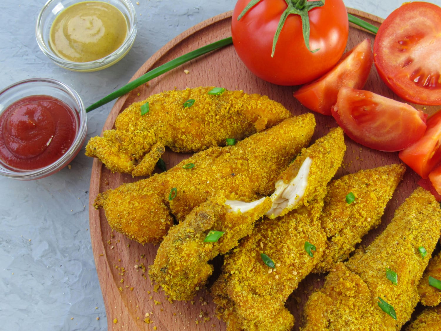 "No-Breadcrumb" Parmesan Chicken Tenders