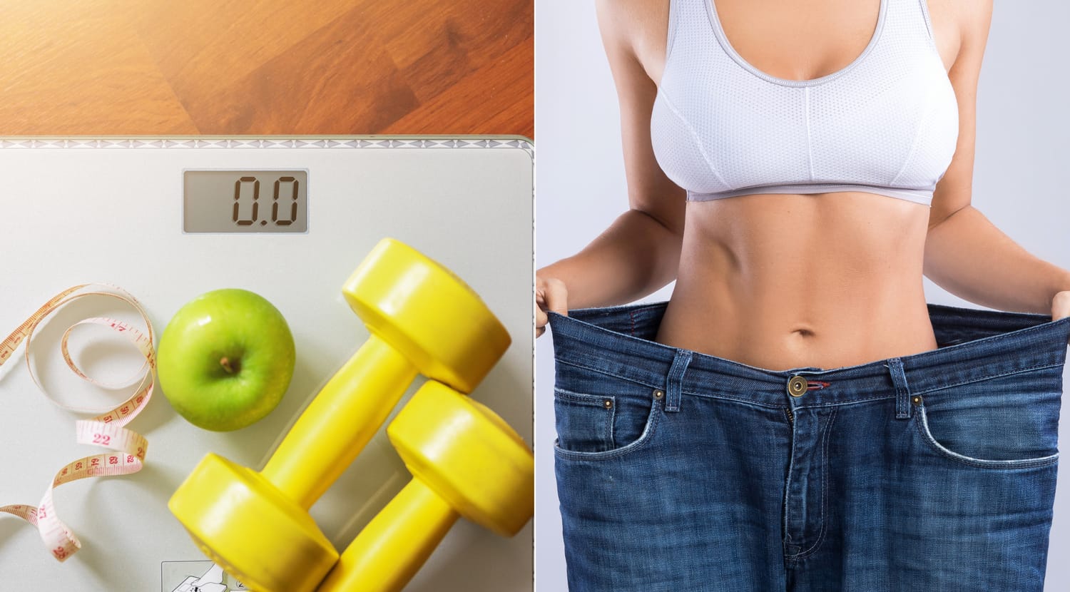 scale, apple, weigh loss women