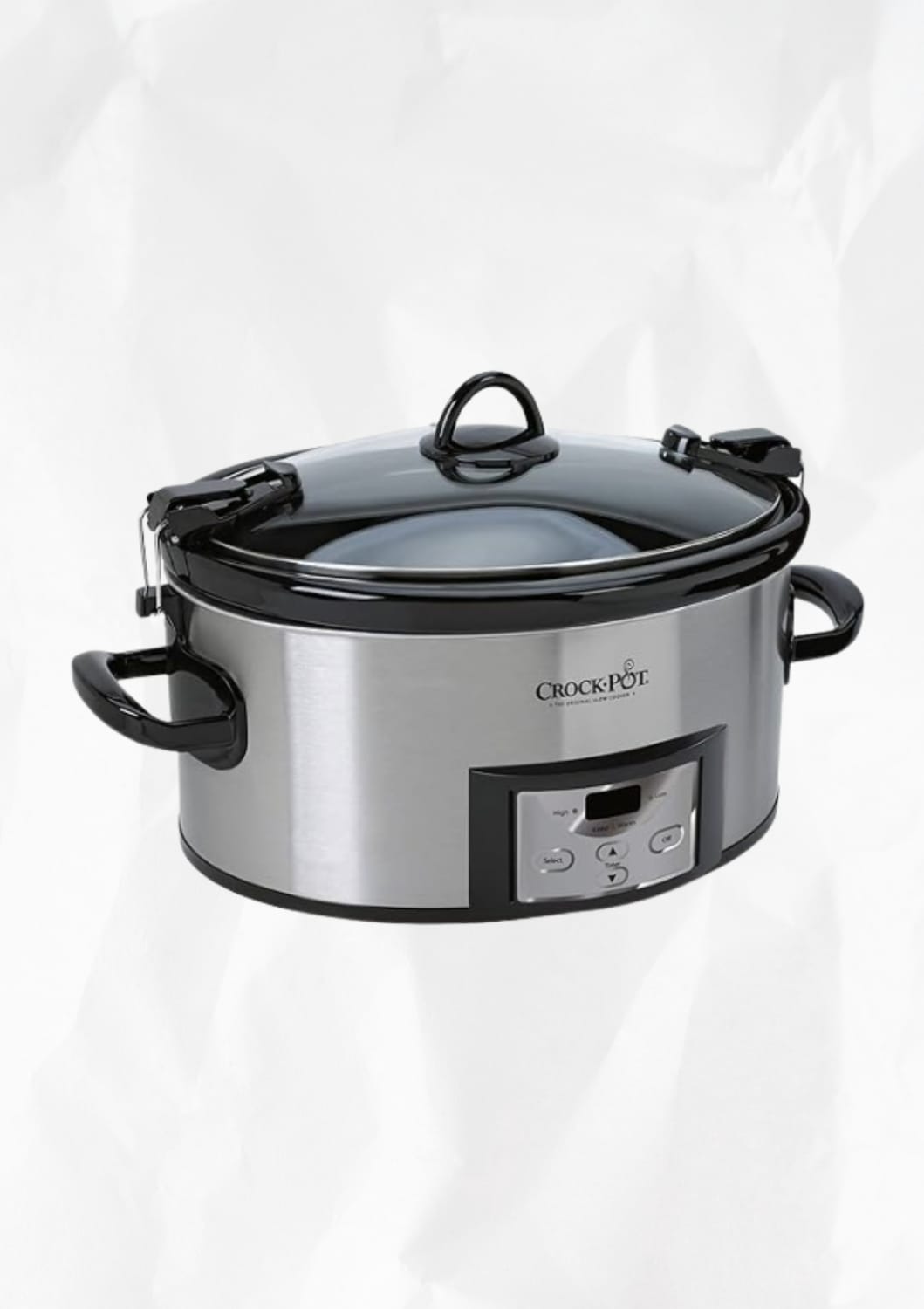 Crock-Pot 6 Quart Cook & Carry Programmable Slow Cooker with Digital Timer