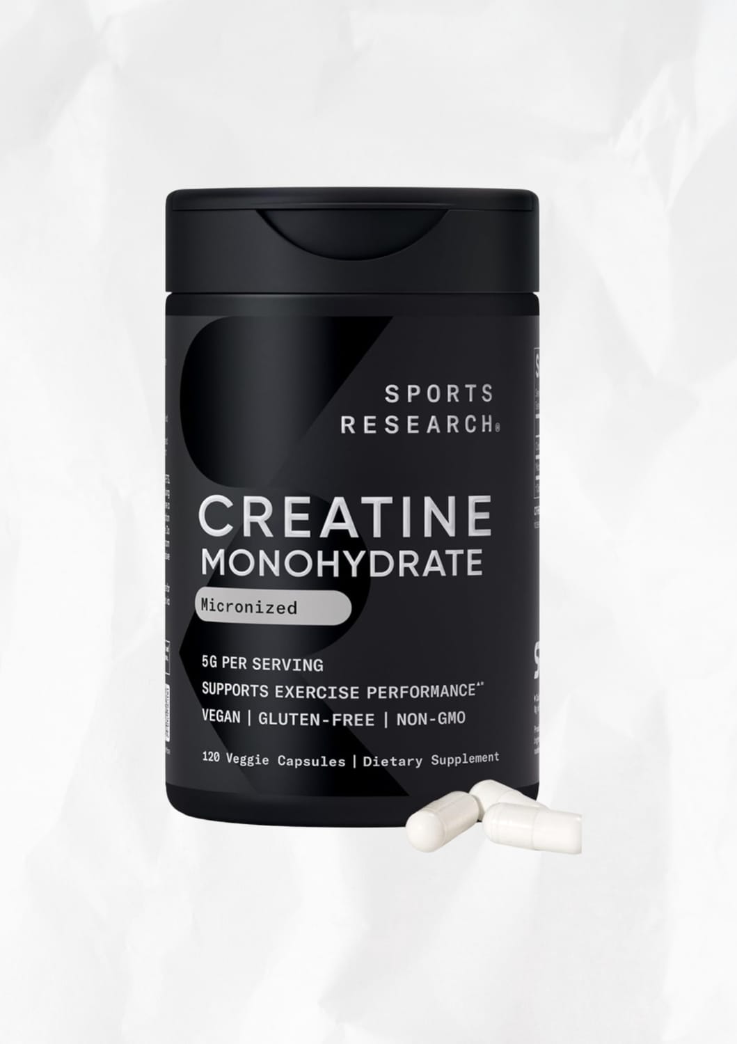 Sports Research Creatine Monohydrate Capsules