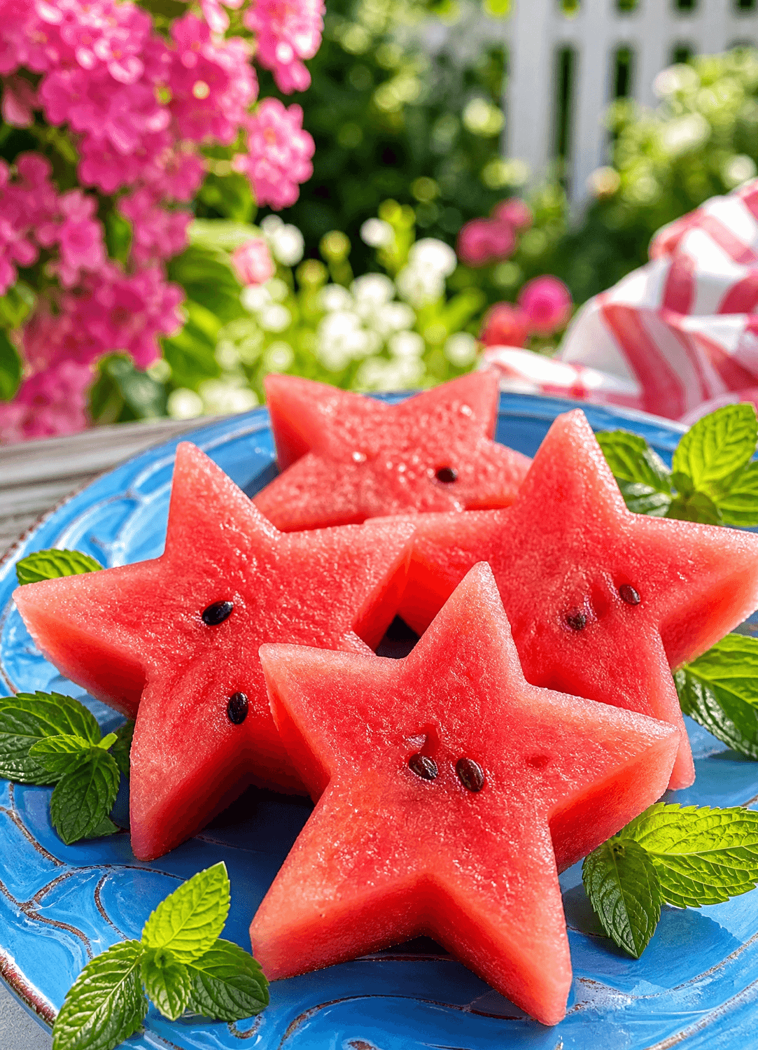 watermelon in shape of the stars 