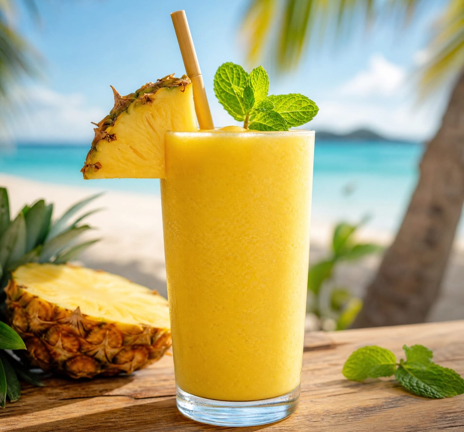 Tropical Sunshine Smoothie summer smoothie recipe