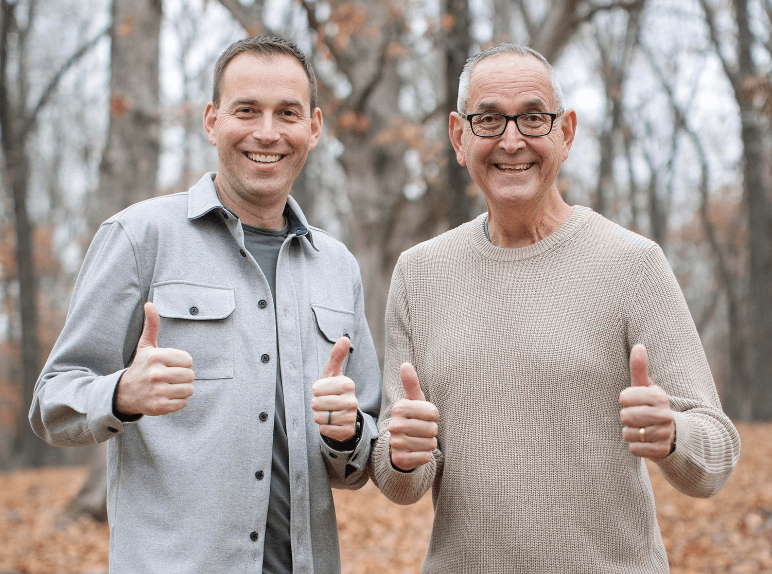 Dick Hardy & Jonathan Hardy at a family photo shoot.