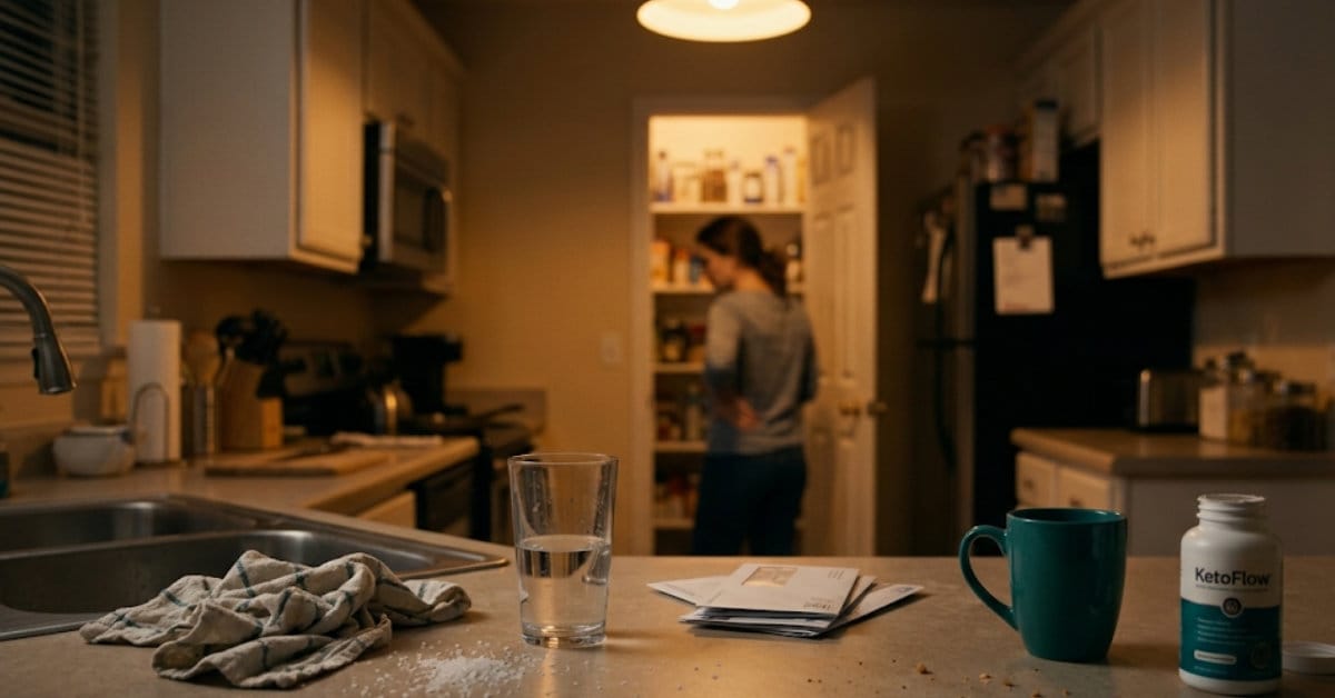 woman dealing with late-night keto cravings during evening exhaustion at home