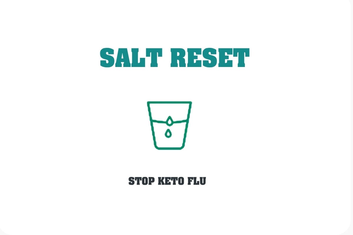 Three-step mineral replenishment infographic for keto transition