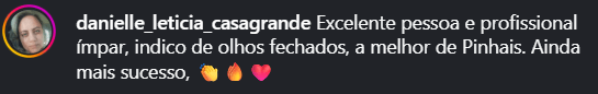 Depoimento Cliente 1